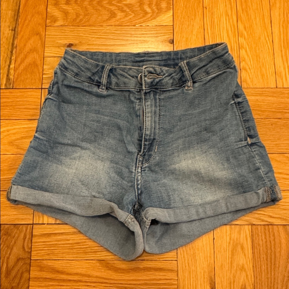 H&M Light Blue Denim Shorts